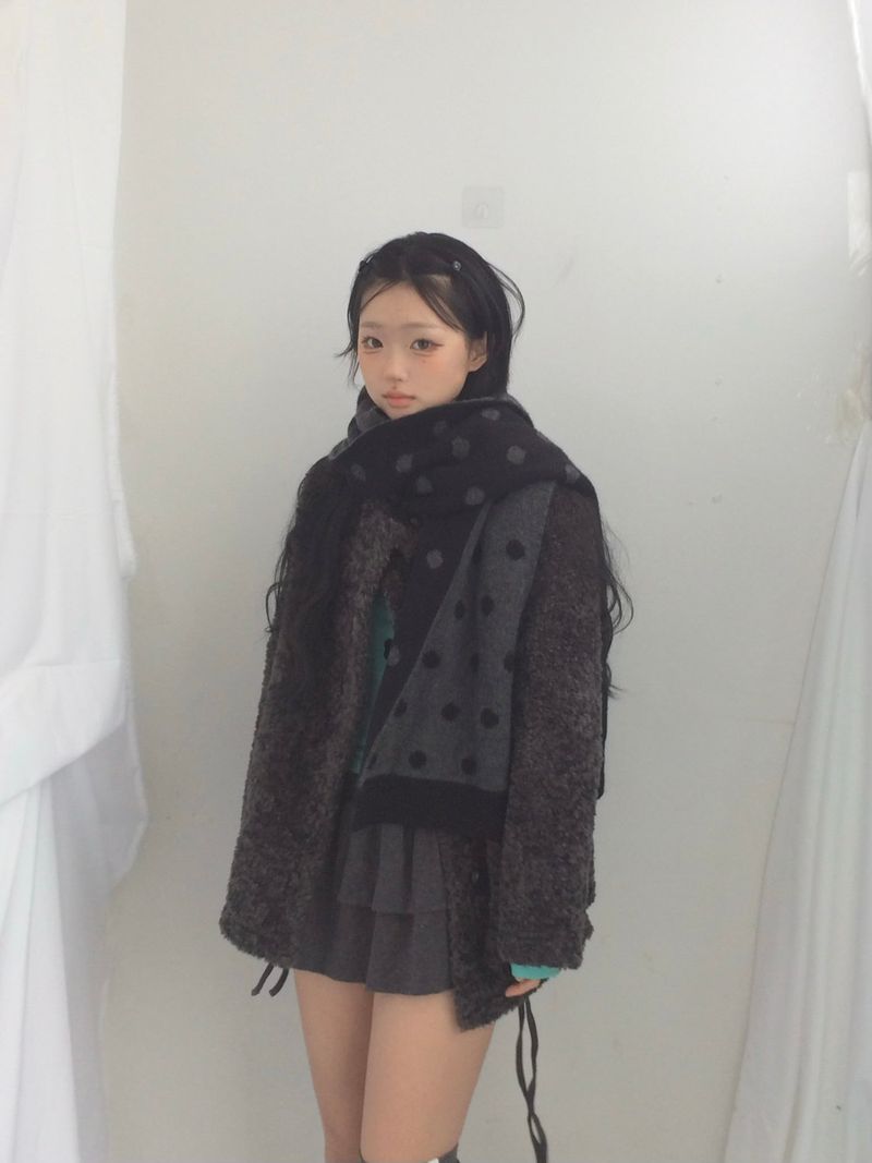side strap frill dress