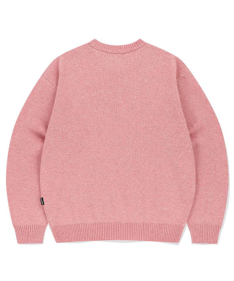 BASIC LOGO KNIT SWEATER