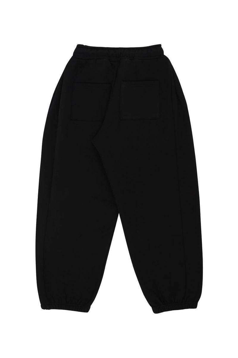 Black Balloon Side Pintuck Jogger Pants