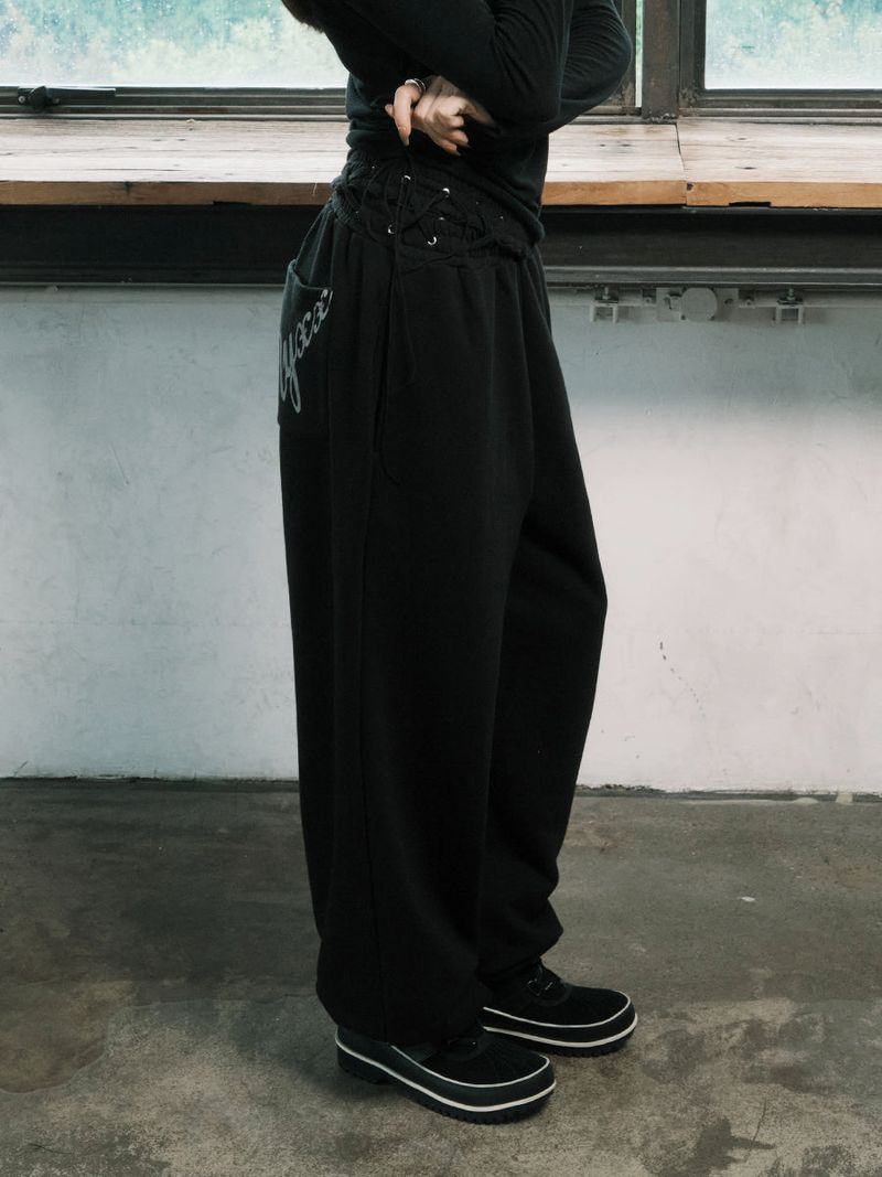 EYE SWEAT PANTS (BLACK)