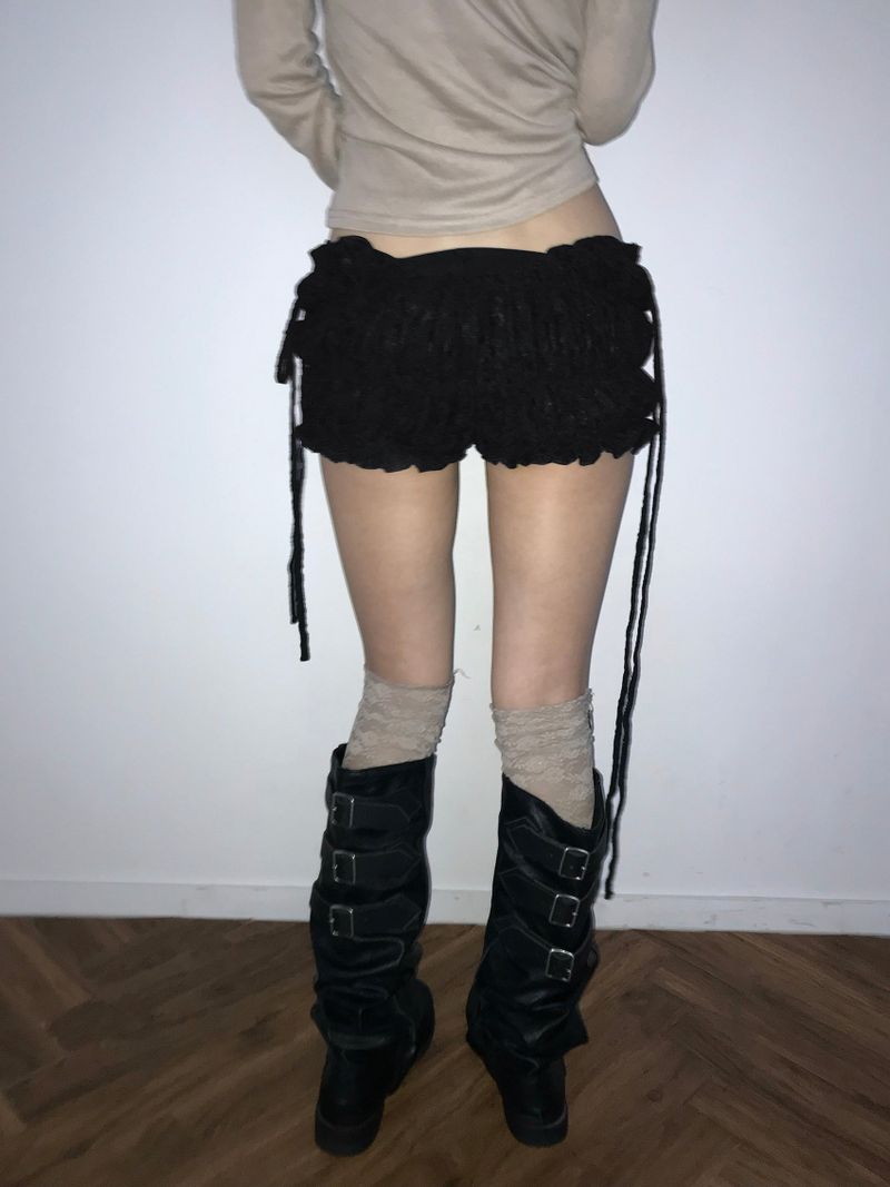 shushu shirring shorts(2 color)