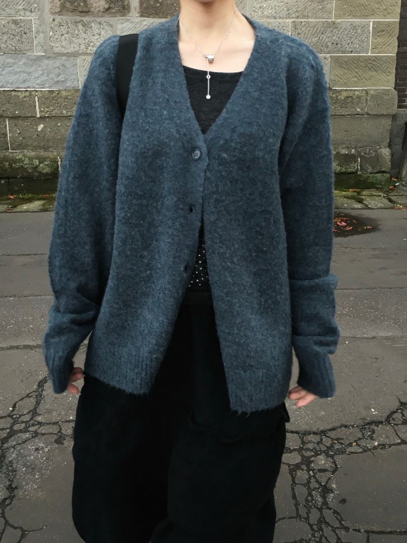 Tori Wool Brush Knit Cardigan (4c)