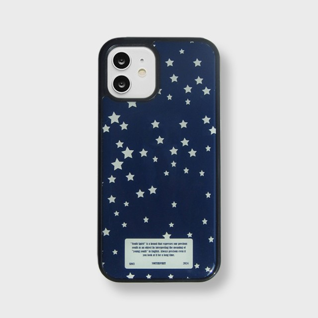 Youth Spirit（ユース スピリット）の「スター ネイビー エポキシバンパー スマホケース (case only)（スマホグッズ/小物）」