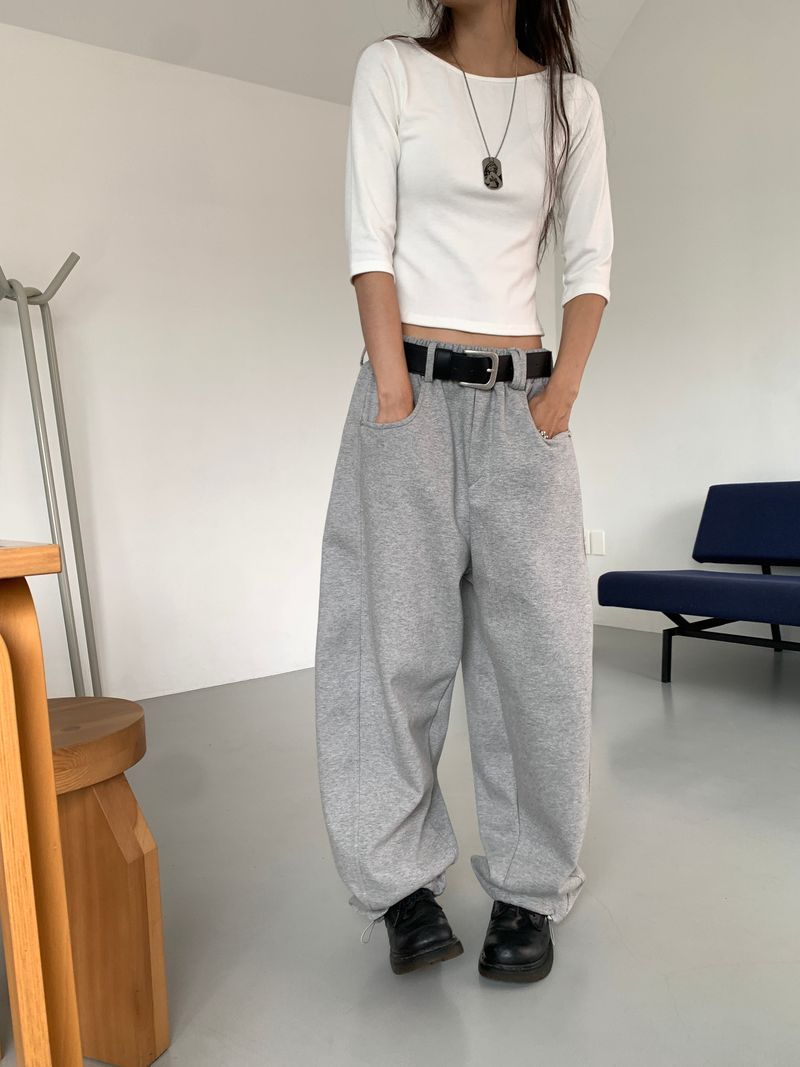 BELT LOOP SWEAT PANTS (2C)