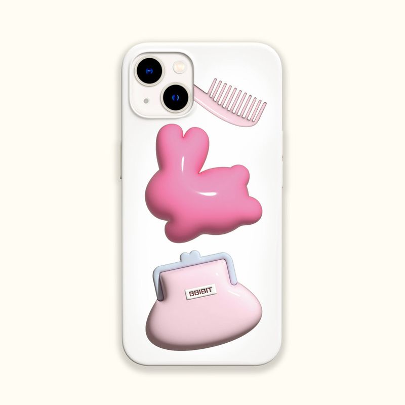 BBIBIT(ピビット)の「flying bunny hard phone case(glossy)(Smartphone Accessories)」