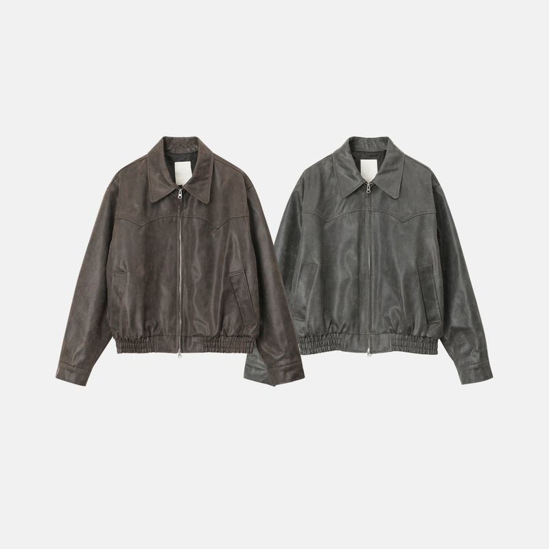 Curio Cracked Jacket (3color)