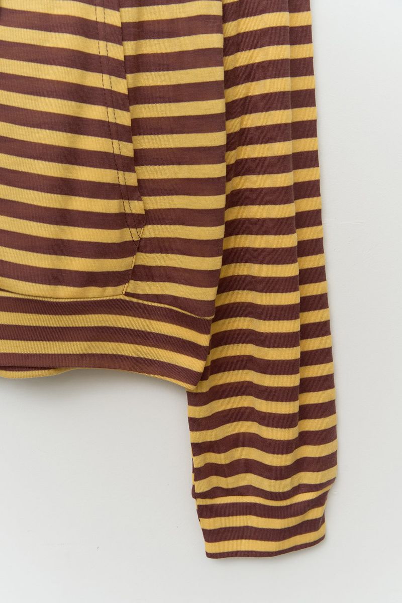 Robe Striped Zip Hoodie