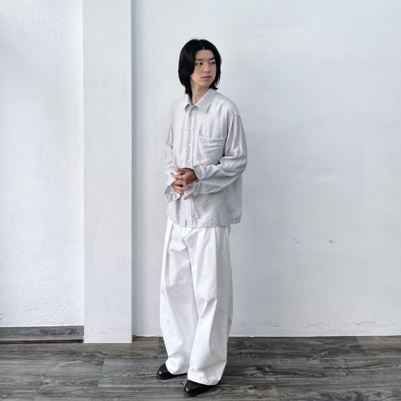 Textured Hem Shirt