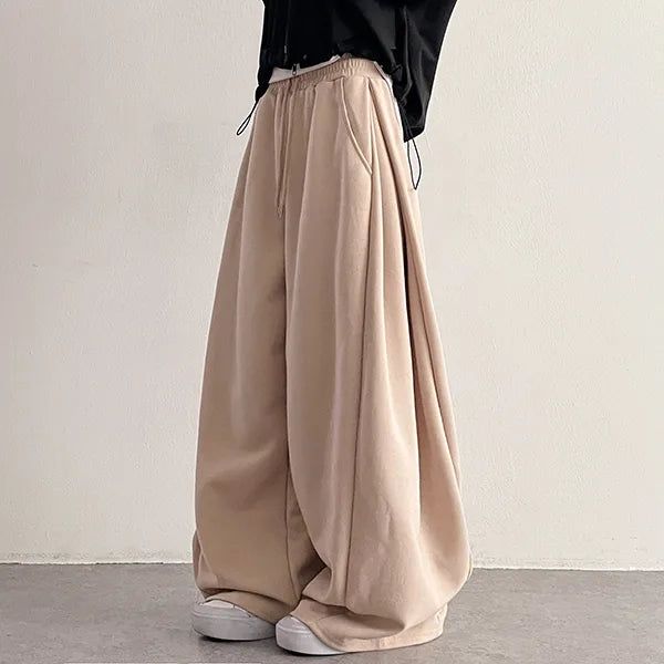 2-length*7 colors side-pleat training pants (7 colors)