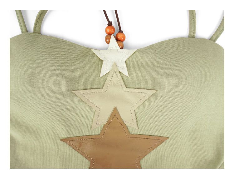allbubble Beaded suspender vest