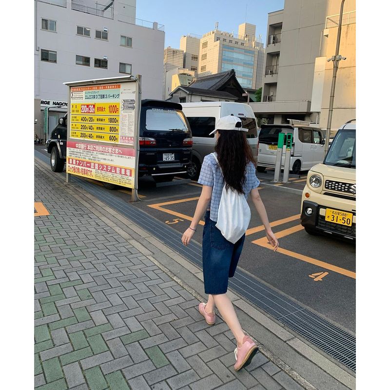 Mao Bermuda Denim Pants