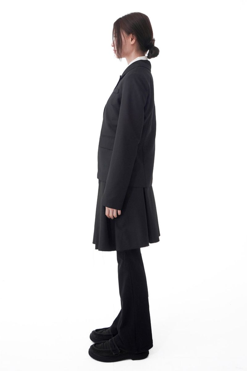  ROUND COLLAR CLASSIC BLAZER