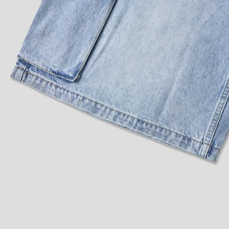 Baek Denim Cargo Bermuda (2color)