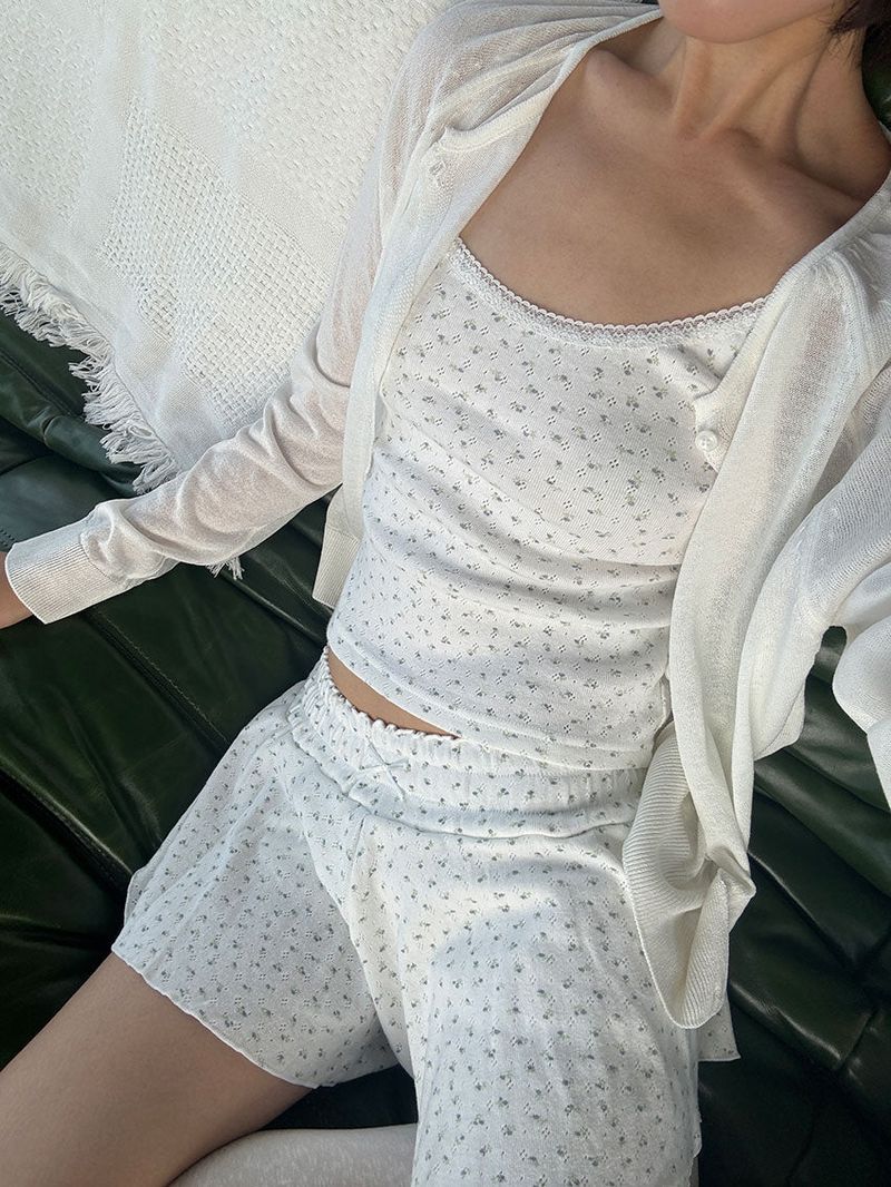 POINTEL LACE SLEEVELESS