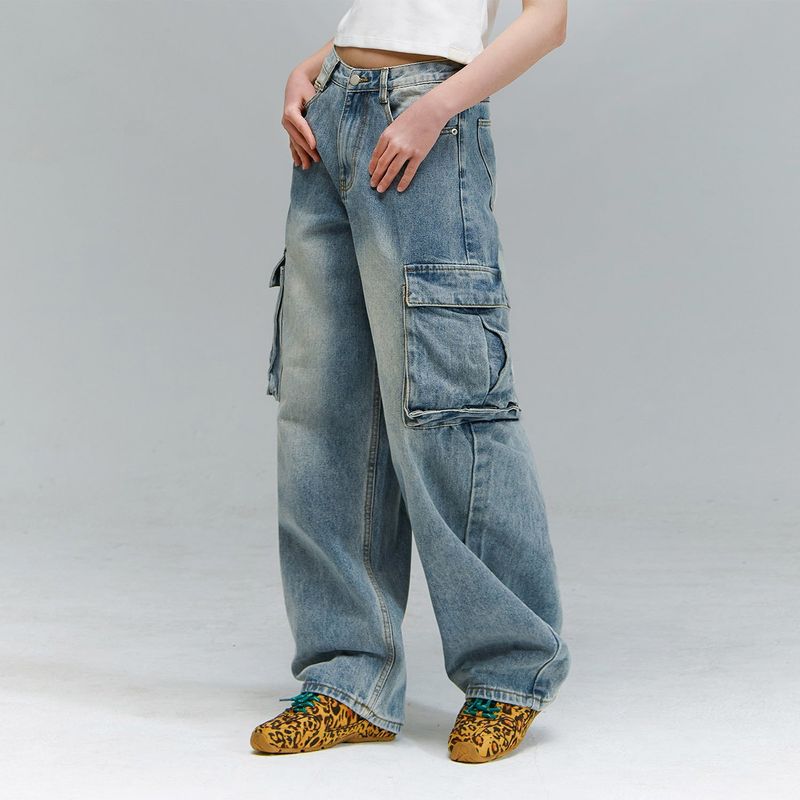 RANDOMOFF（ランダムオフ）の「BTB : BLANK POCKET CARGO JEANS [BLUE CORE]（Pants）」