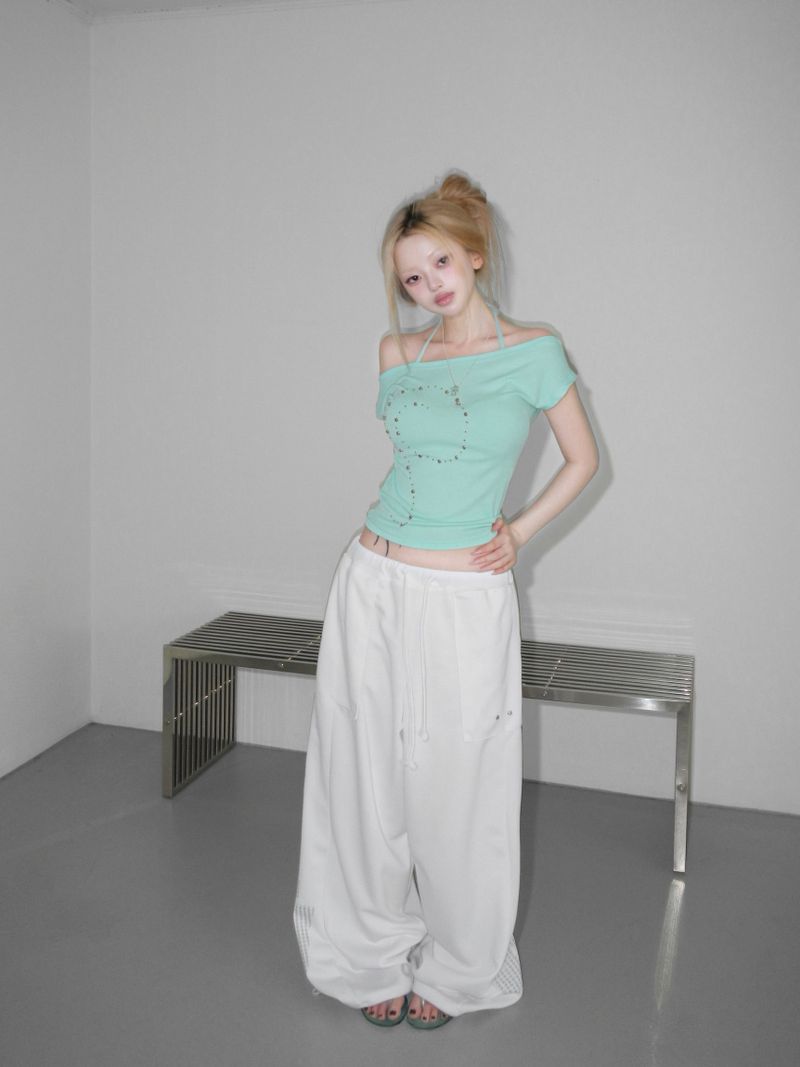 hazel knit crop  bratop(3 color) 
