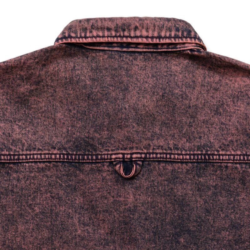 WINE DENIM SHIRT