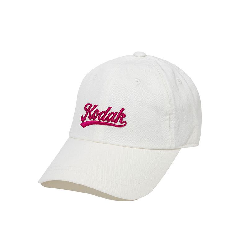 KODAK(コダック)の「LETTERING RELAX FIT BALL CAP【WHITE】(Hats)」