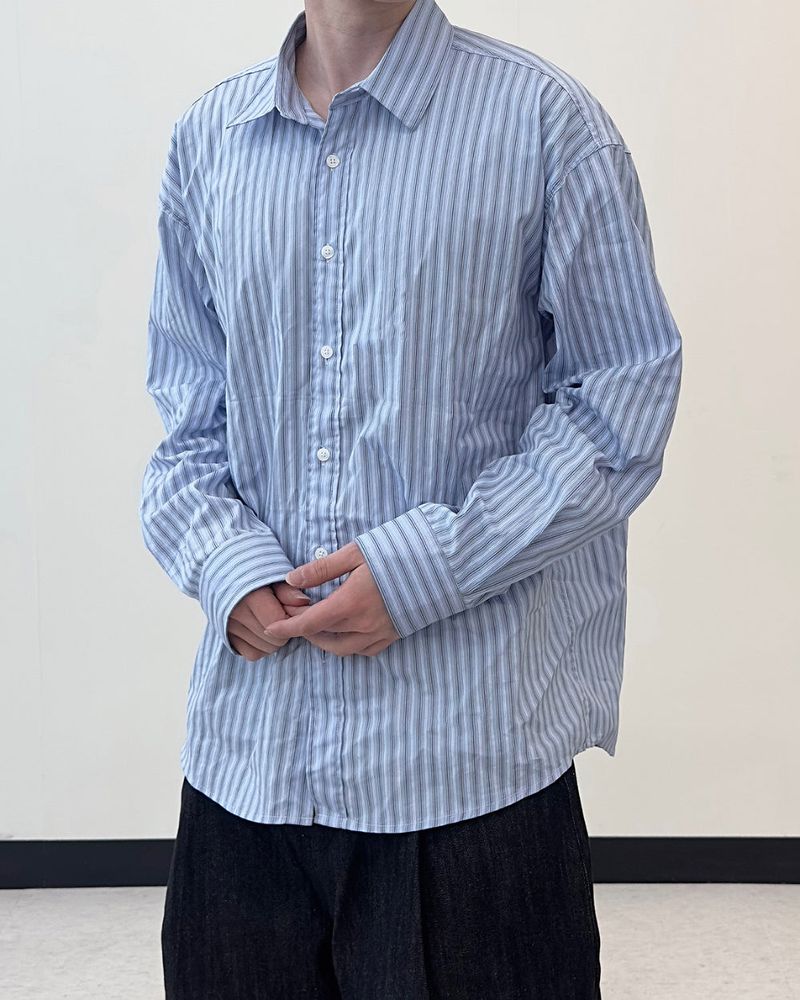 Pastel Oversized Stripe Shirt