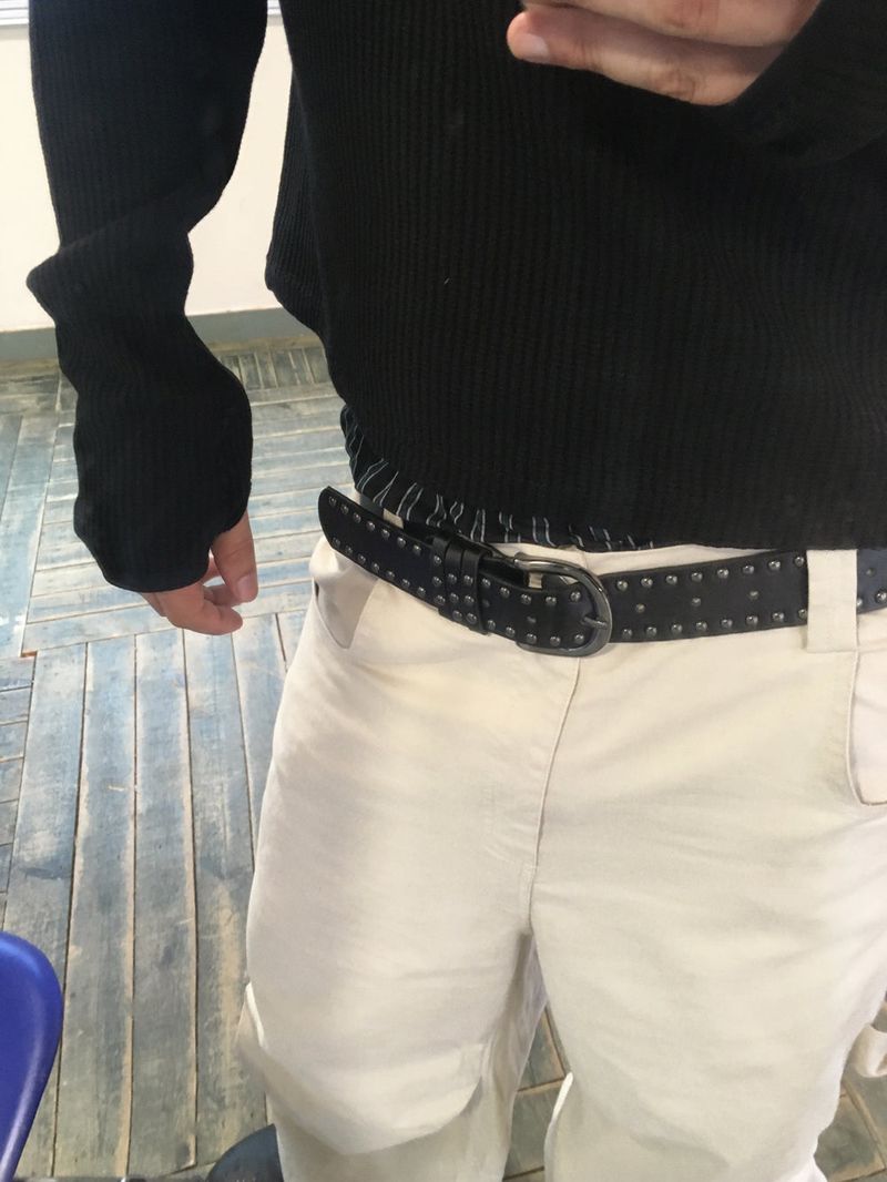 HOLY IN CODE（ホーリーインコード）の「No.1452 double stud BELT（Fashion Accessories）」