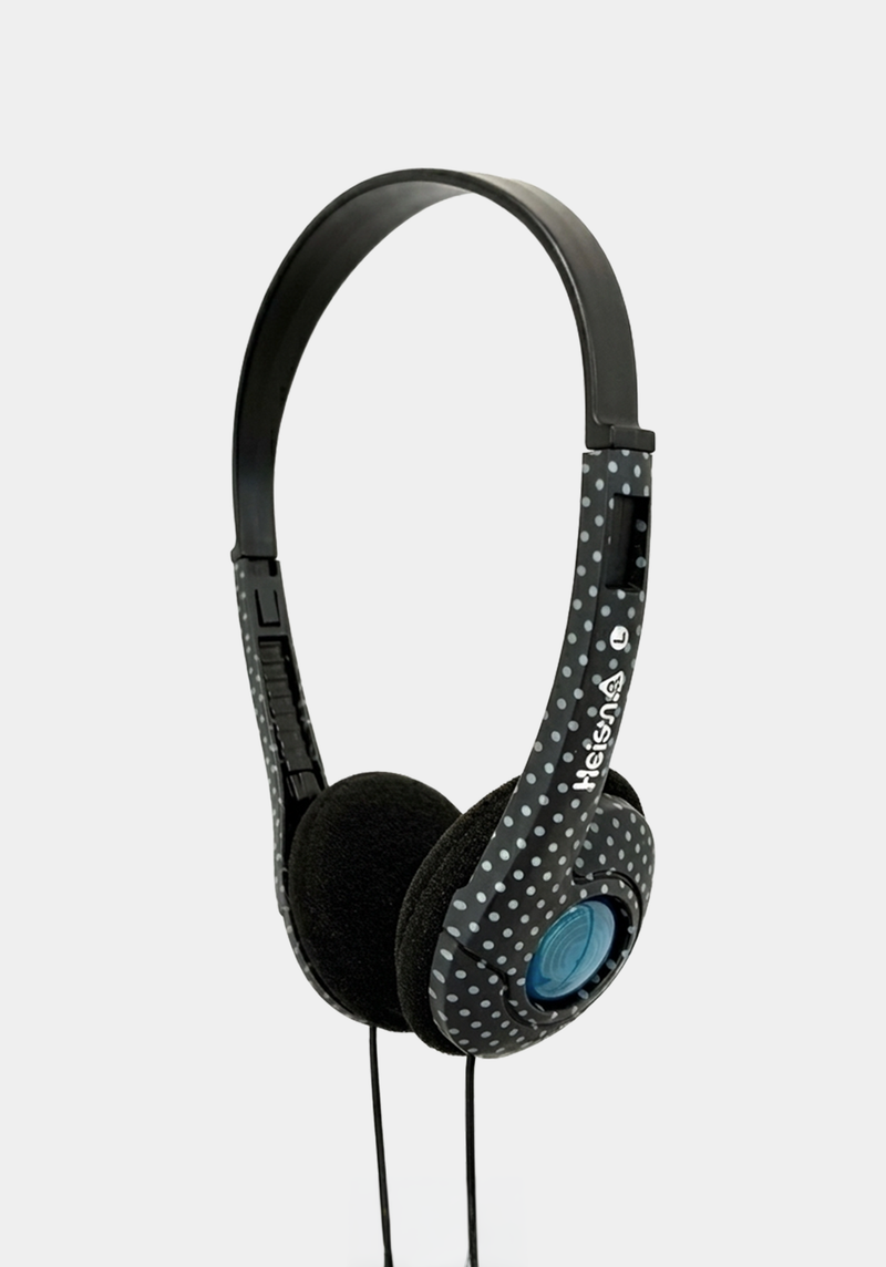 Heisan（ハイサン）の「ワイヤードヘッドセット 002 ブラック/ブルー（スマホグッズ/小物）」