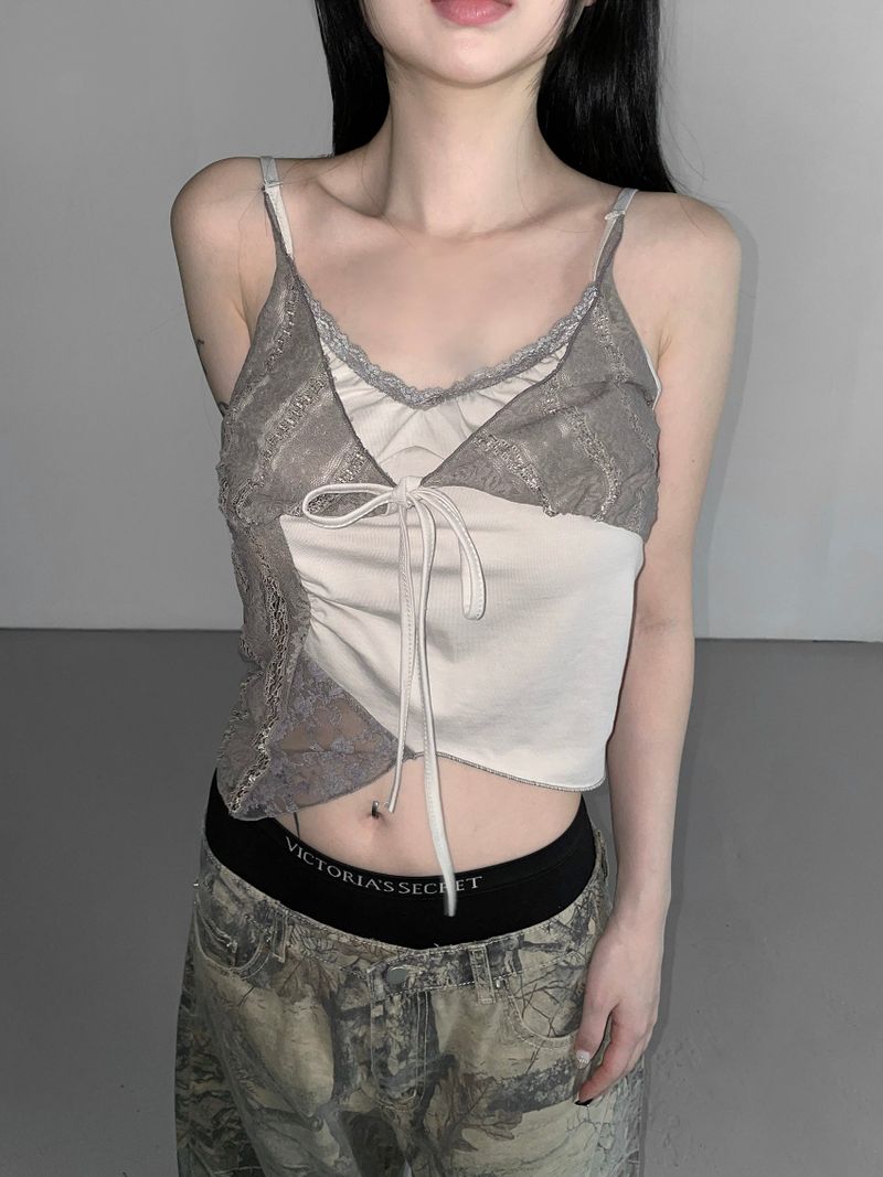 lud double lace top(3color)