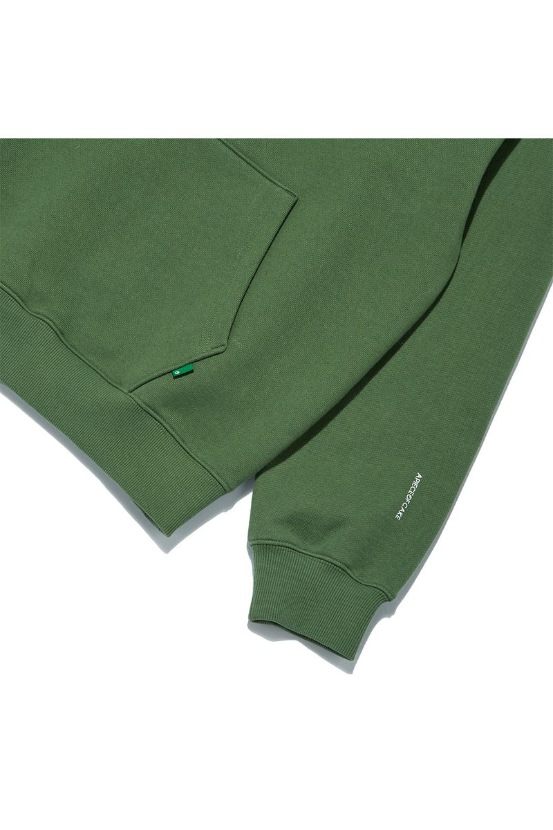T.D BEAR Wappen Hoodie_Olive