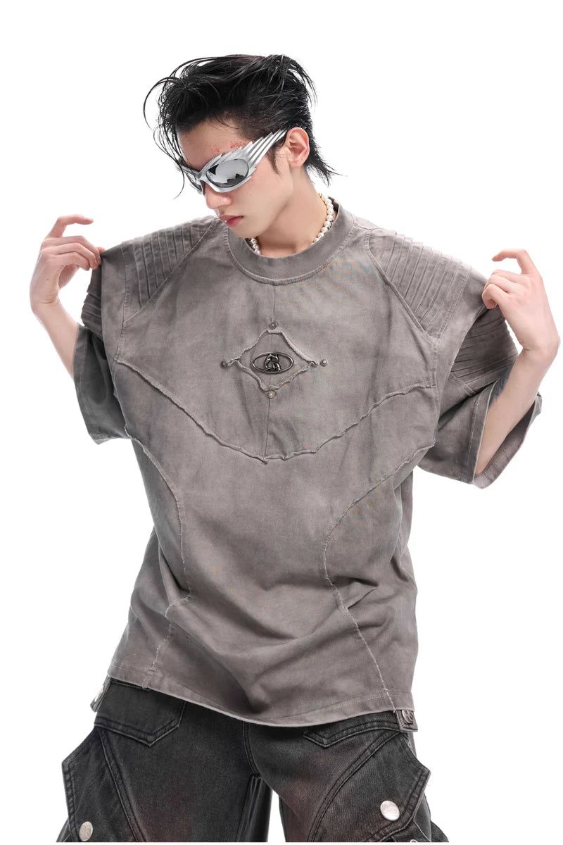 Argue Cultureの「Vintage Washed Wrinkled Logo Tee(Tops)」