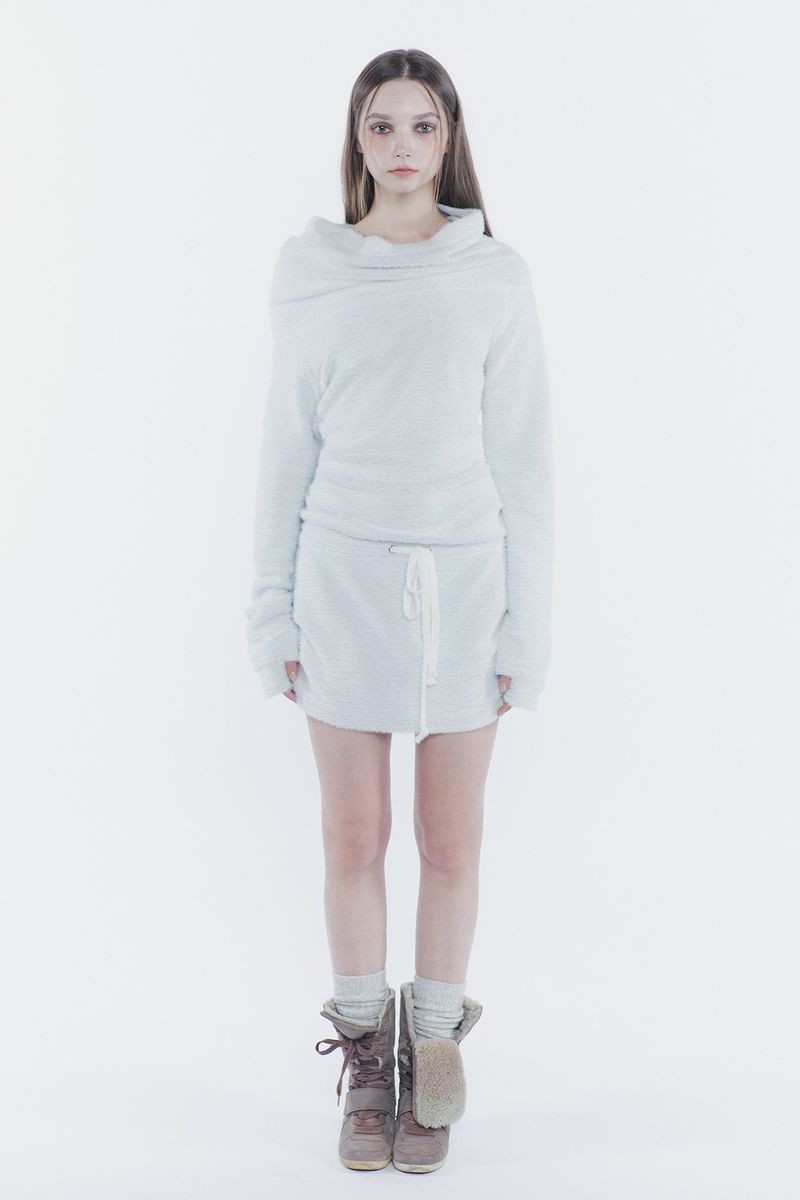 MISTY LOOSE DRESS light grey