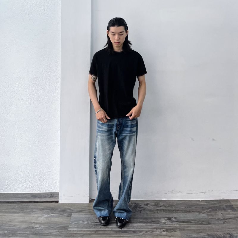 Ghost Fade Wide Jeans