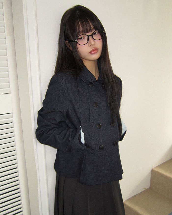 Lowell Double Button Short Jacket