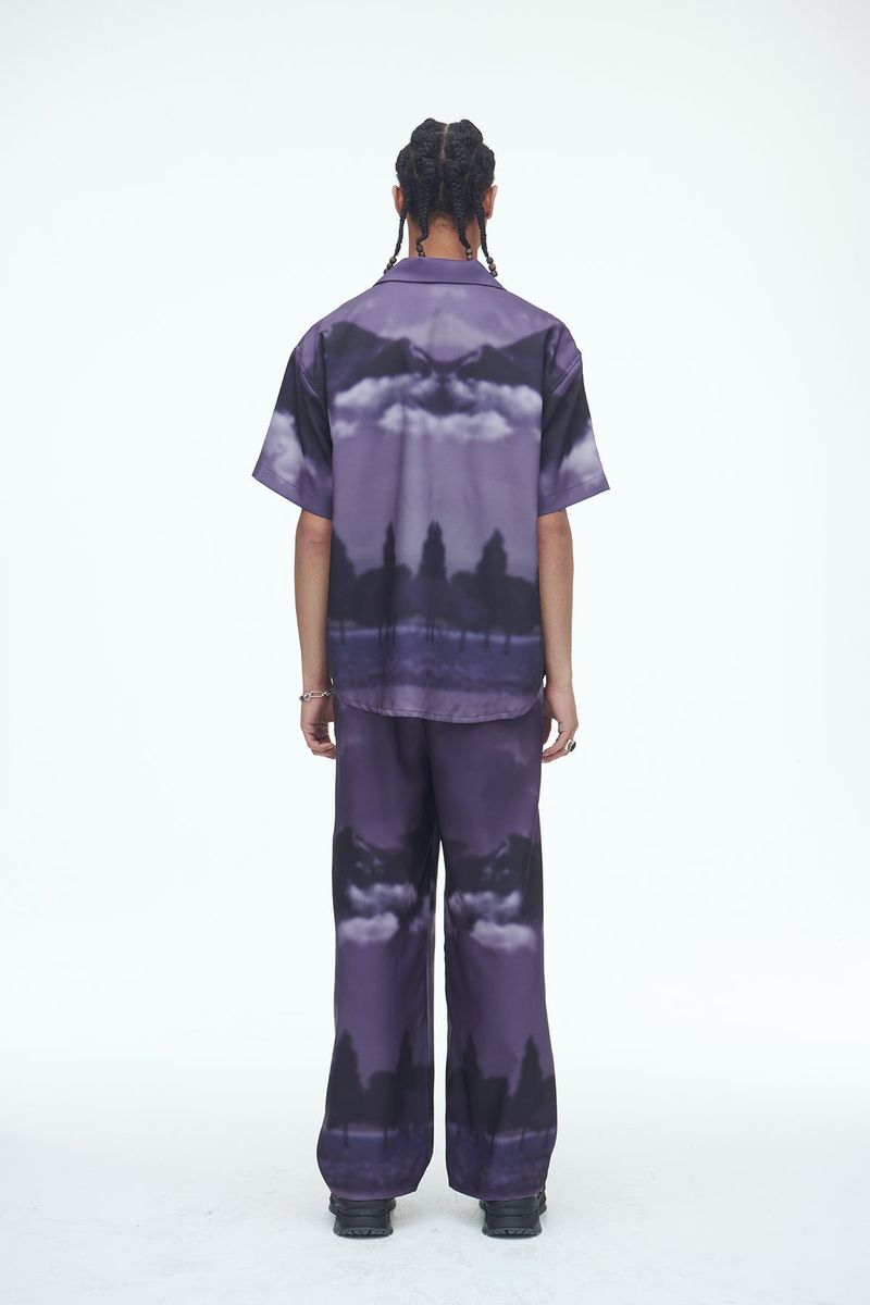 Purple Wind Flow Shirts