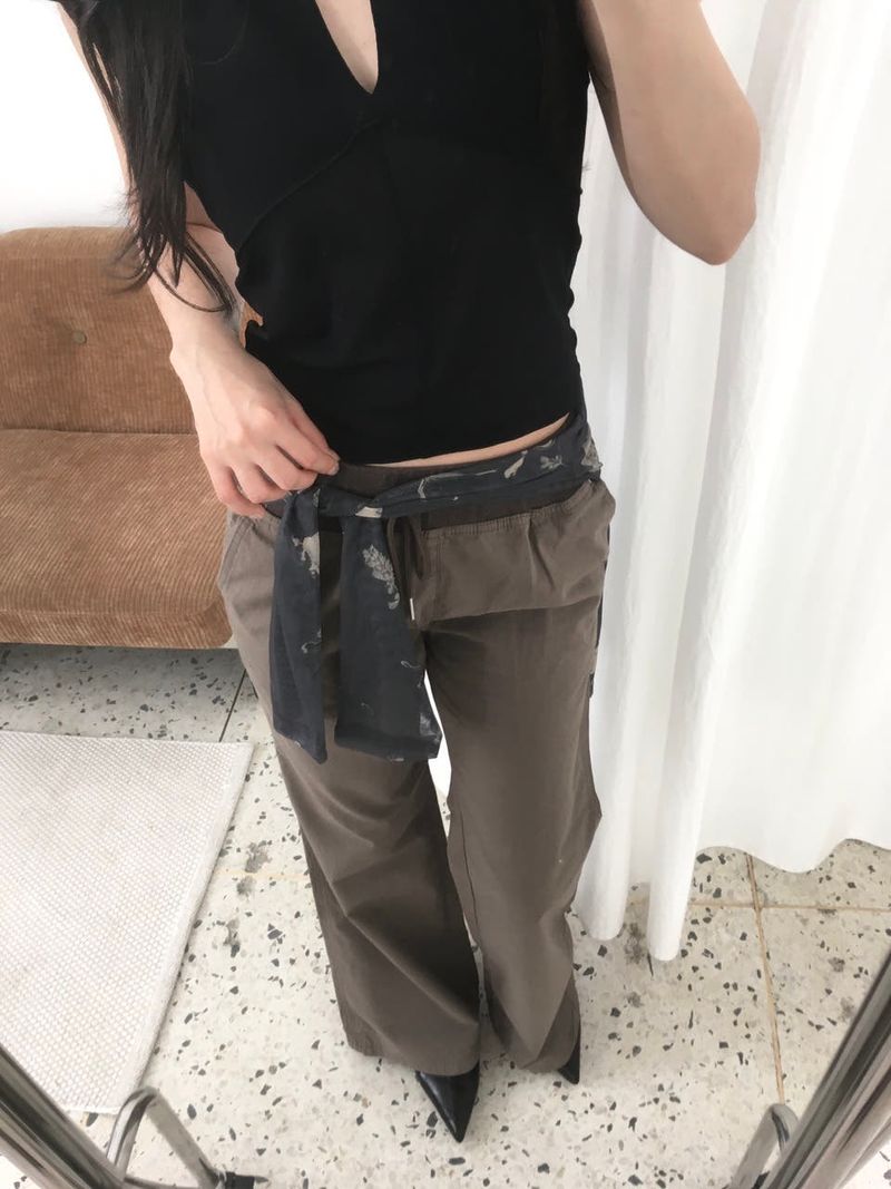 summer banding pants