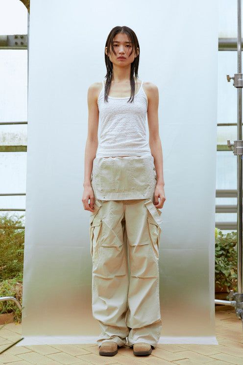 Jacquard Tank Top (WHITE)