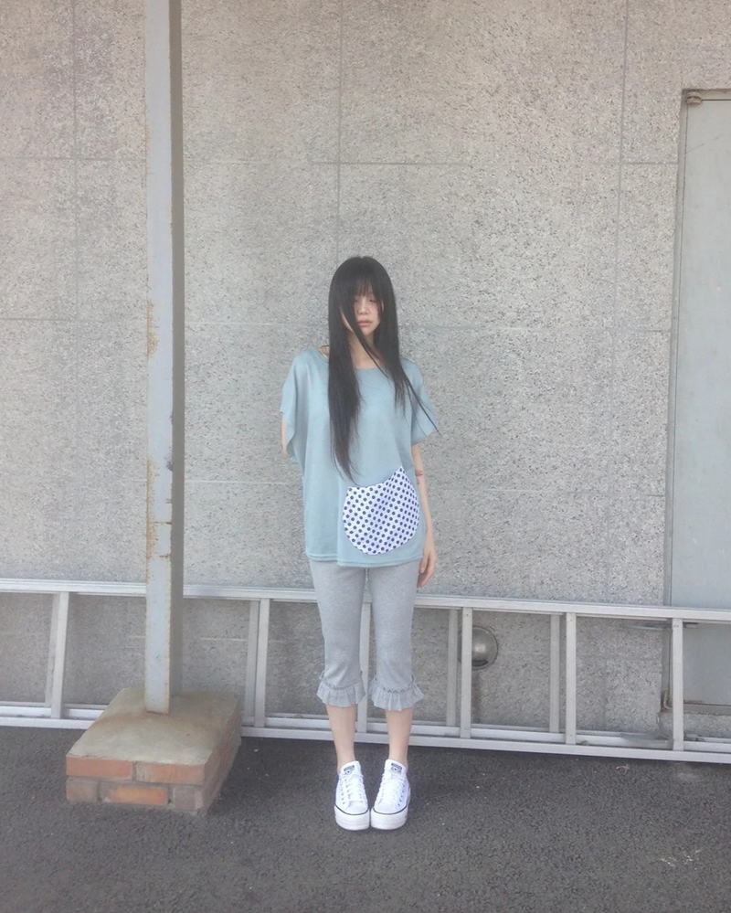 frill leggings pants