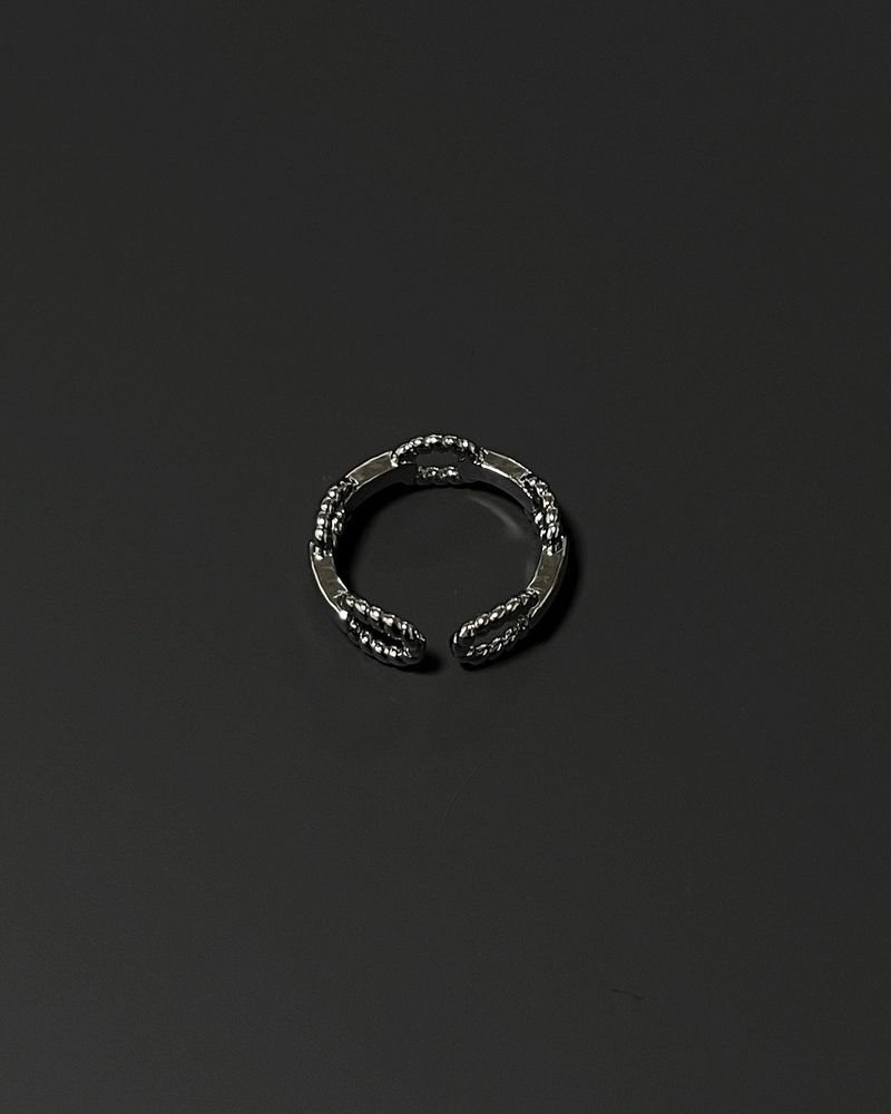 tangle chain ring (925silver)