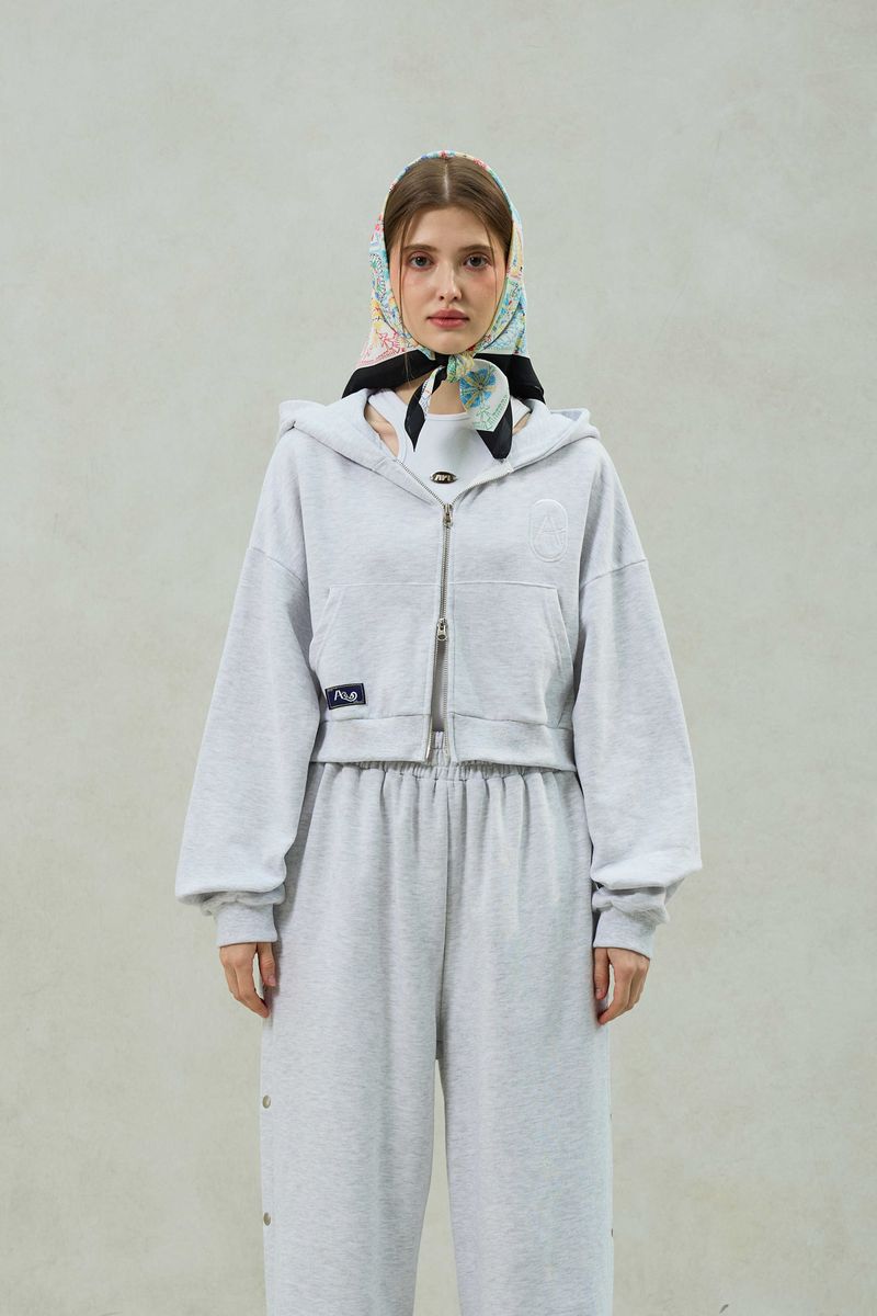 ARIKIM（アリキム）の「PITA HOOD ZIP-UP / WHITE-MELANGE（Jackets/Outerwear）」