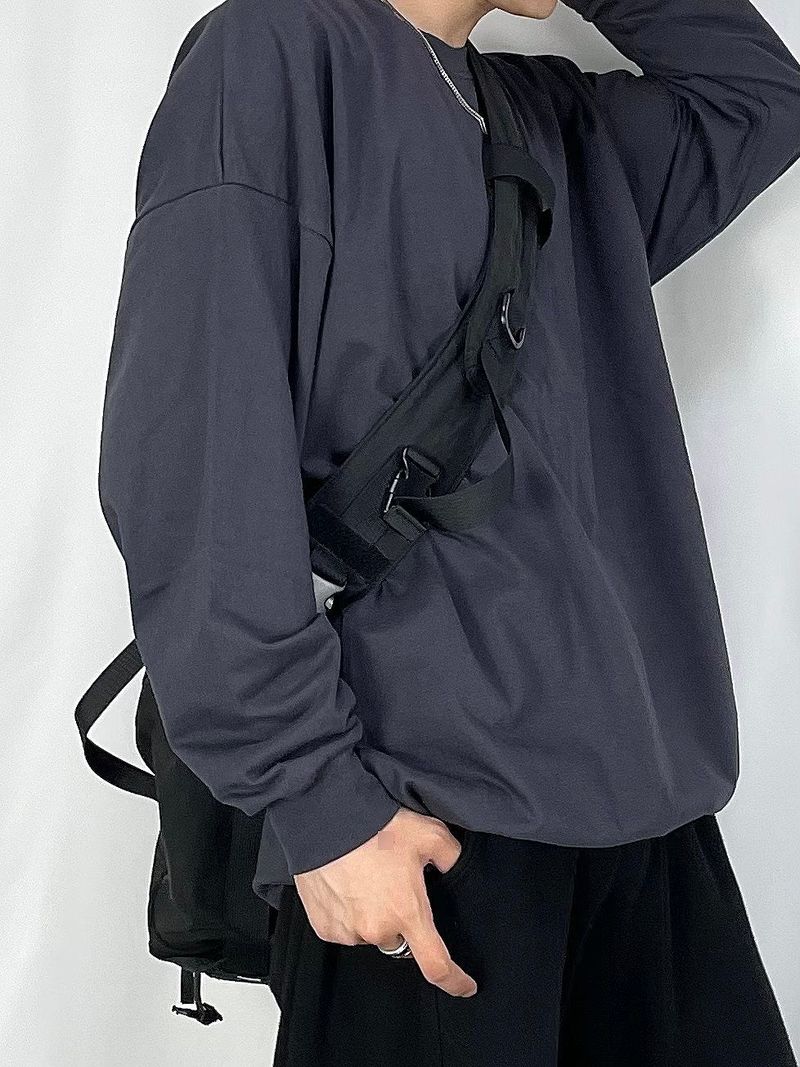 Velcro over sling-bag