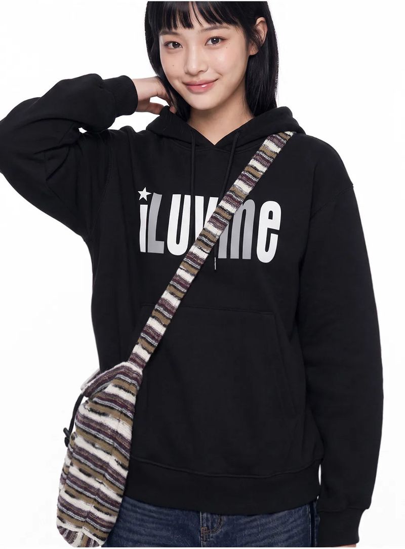 I LUV ME HOODIE (3color)