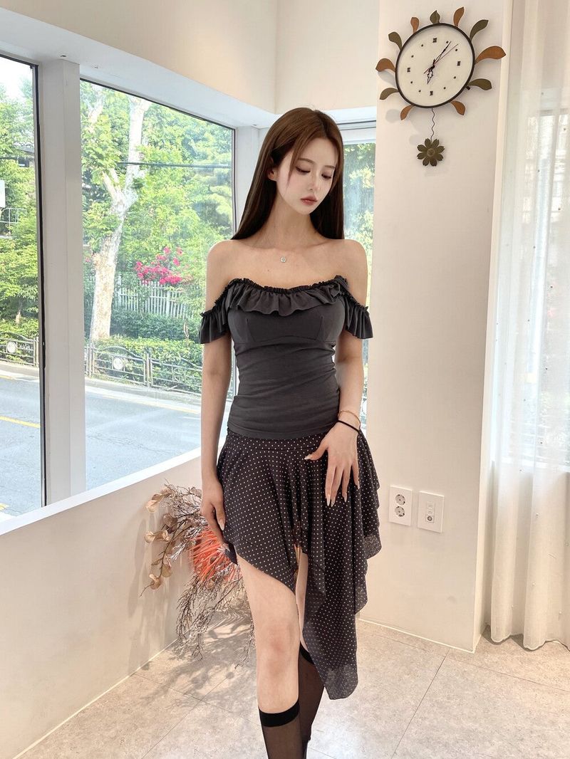 1509. Frill Two-Way Sleeveless (3 Colors)