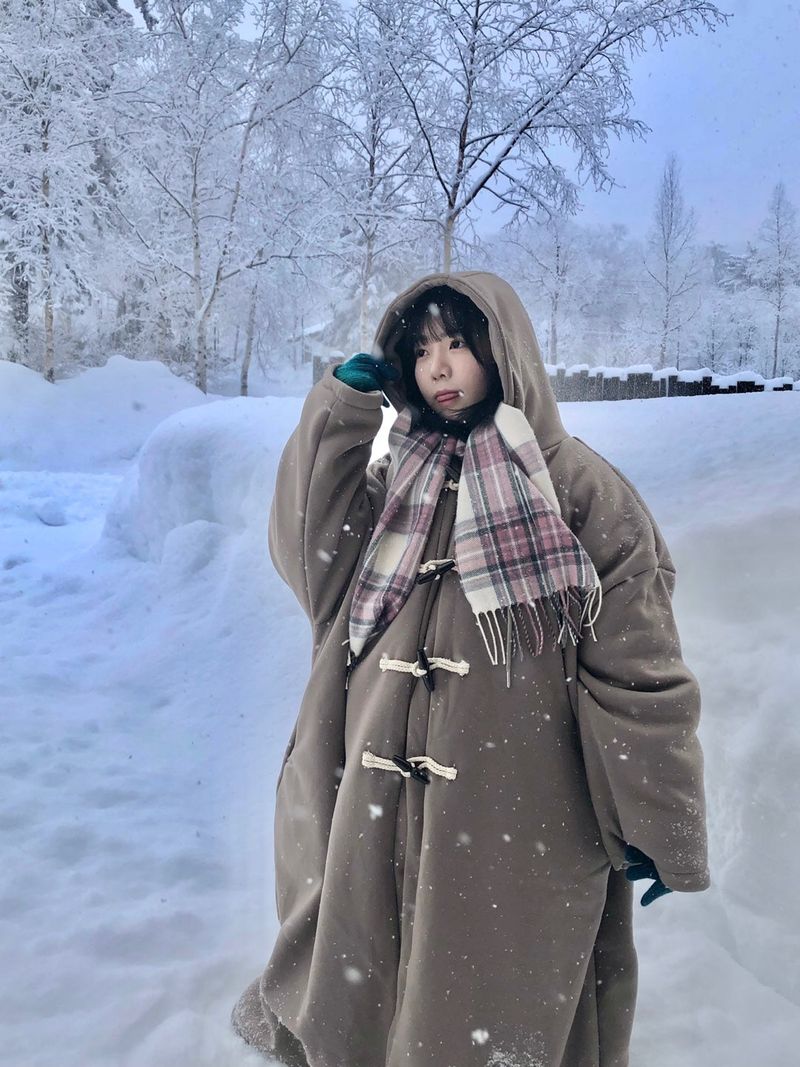 Aomori hood duffle coat