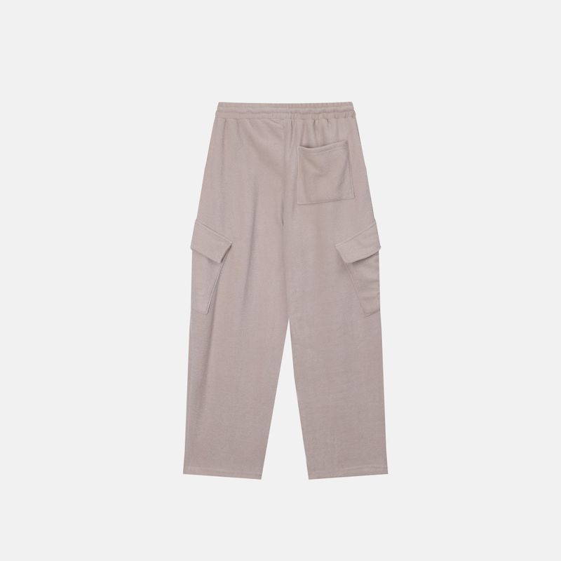Fleece Wide-Slit Pants (3 Colors)