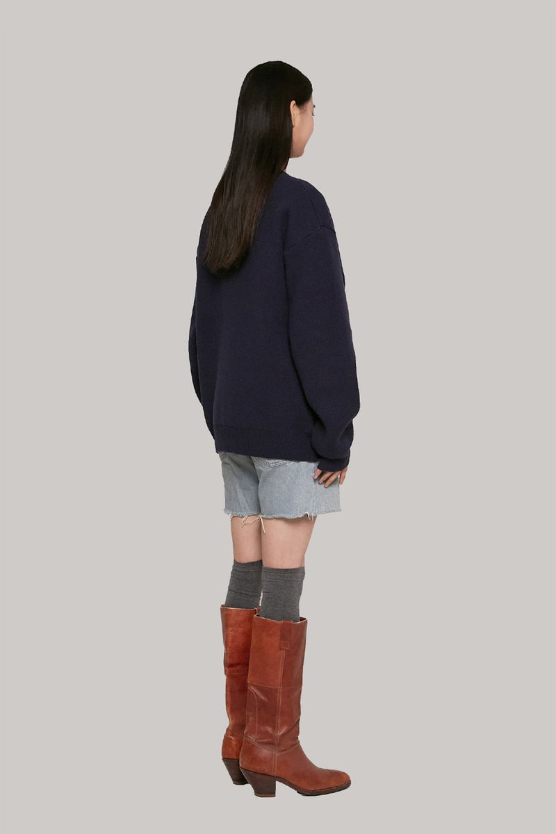 HTT Jacquard Knit_Navy