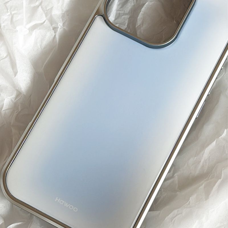 blur silver epoxy bumper case