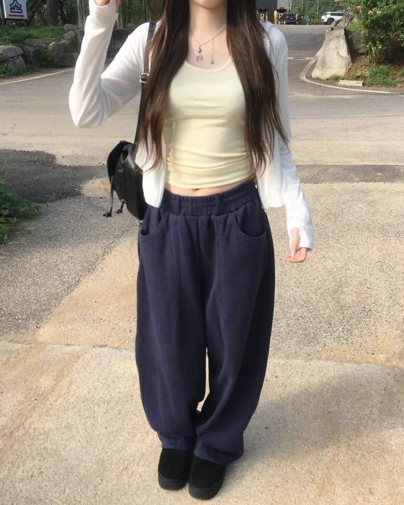 Warmer crop hood jumper