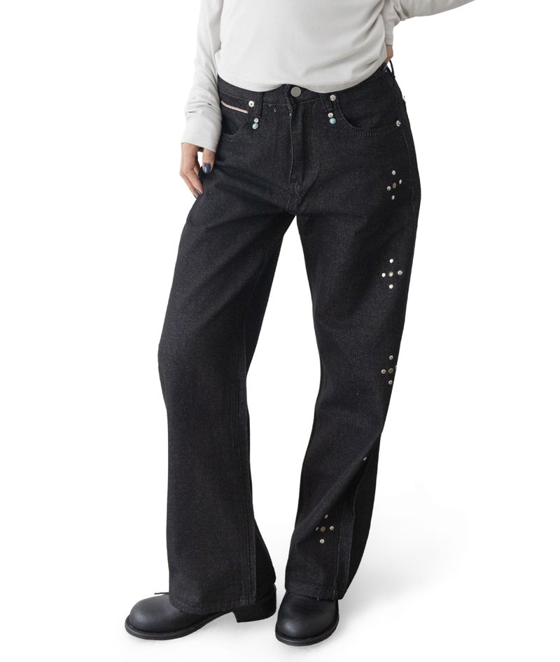 Mandy Studded Straight Pants