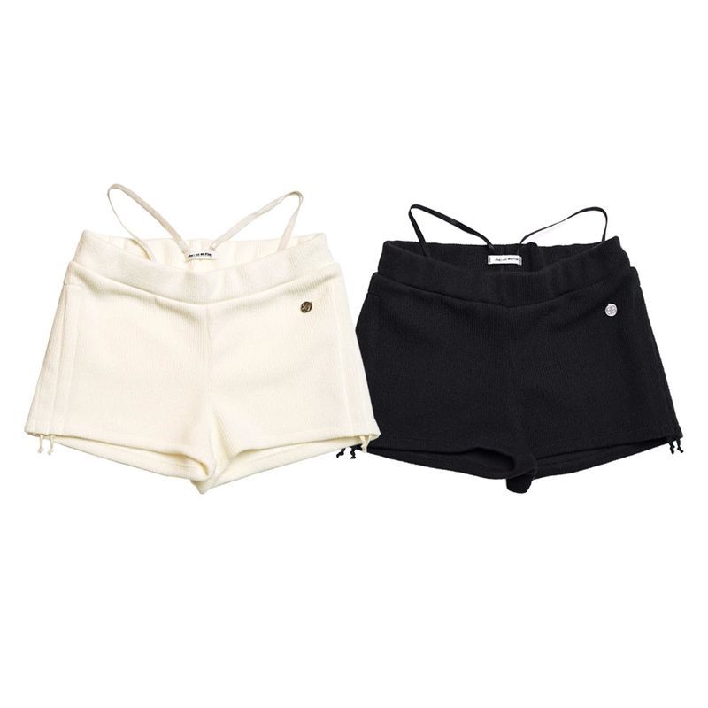 SWAN LAKE SHRRING STRING MICROSHORTS BLACK