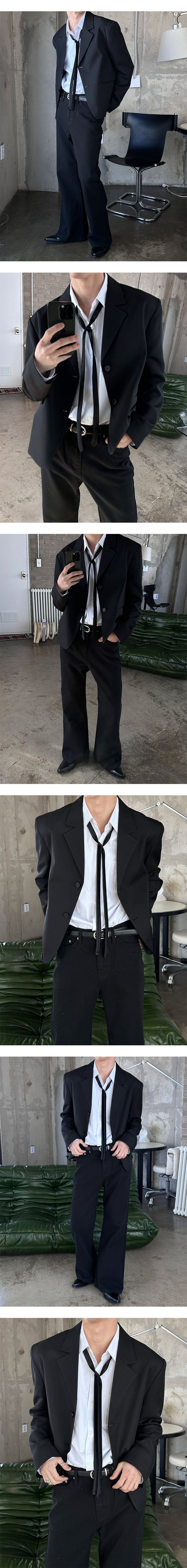 [S/S] Minimal crop blazer(2color)