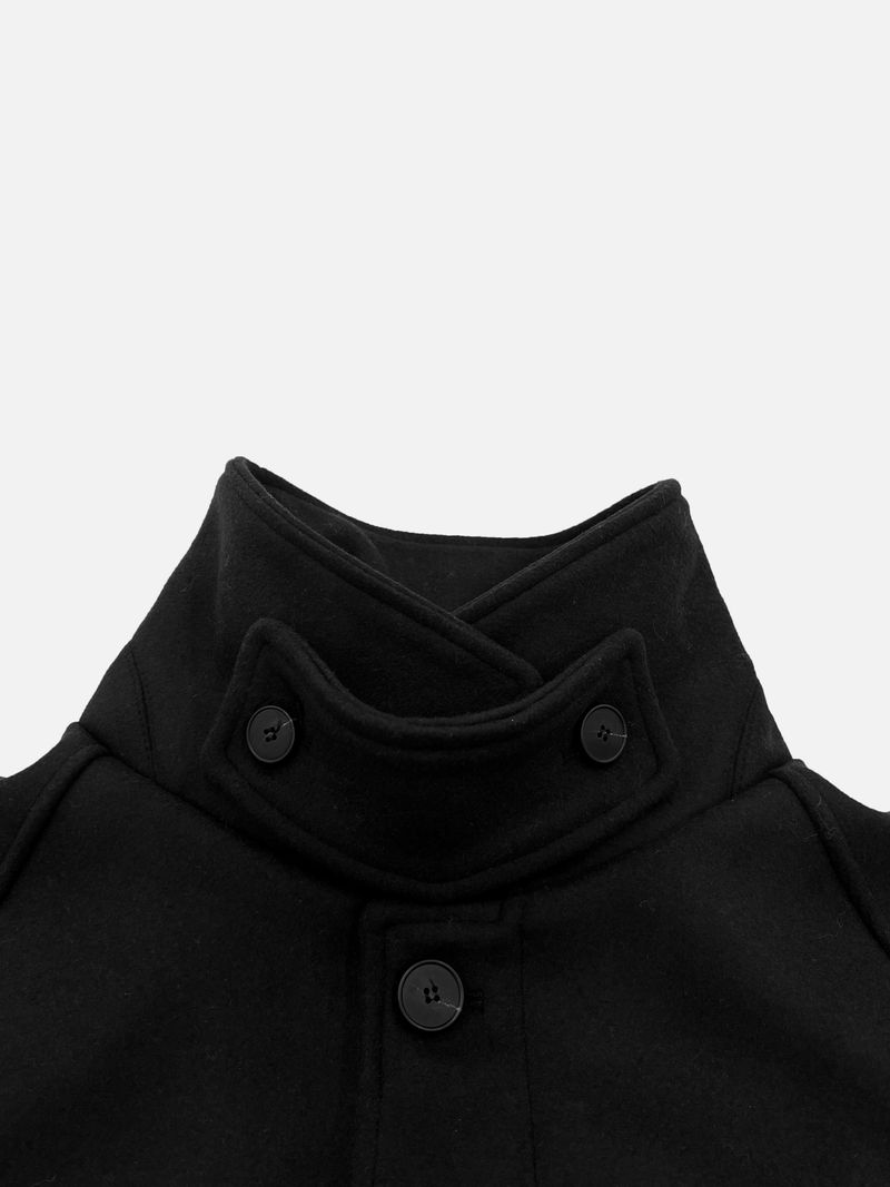 Blended Neck Bijou Line Short Coat (3c)