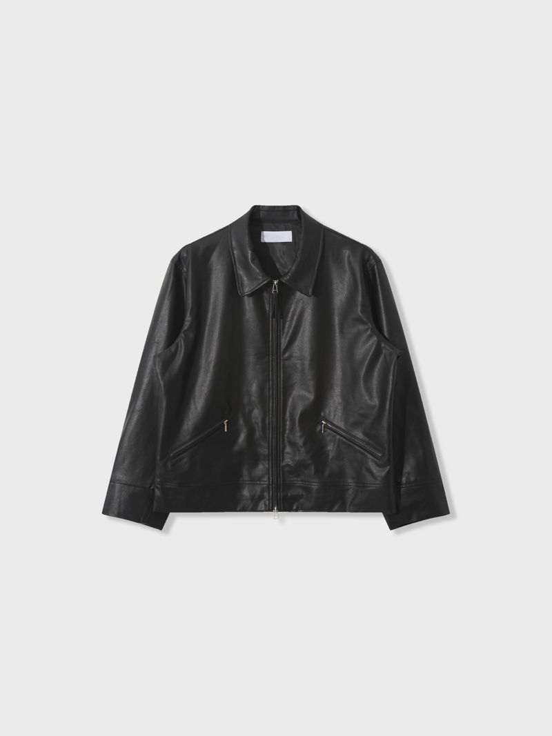 Storm Leather Zip Jacket